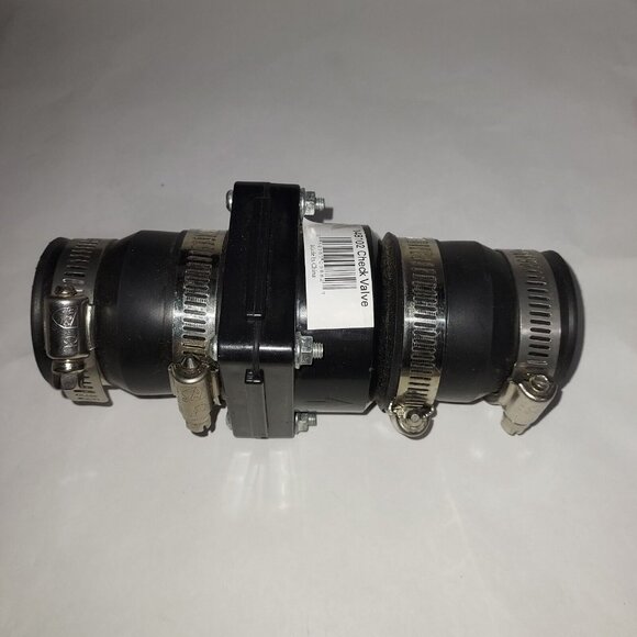 Check Valve 148102 1-1/4" - 1-1/2" Sump with Stainless Steel Bands - Picture 2 of 7